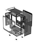 Case Cooler Master QUBE 500 Flatpack Black Small High Airflow Mid-Tower